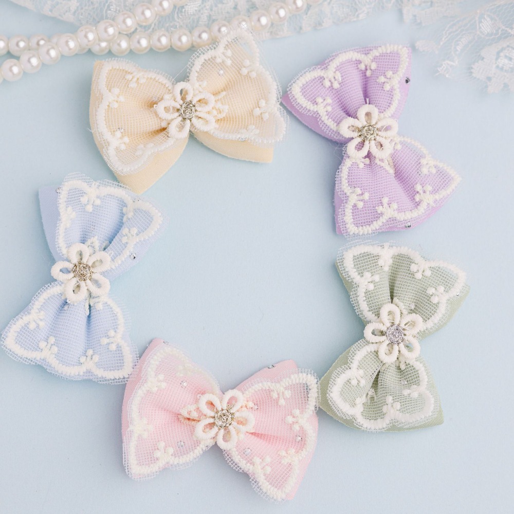 Sewing - Lot de 10 appliques en dentelle