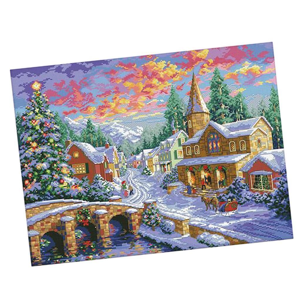 Cross Stitch Stamped Kits Beginners - Kit de Broderie Point de Croix