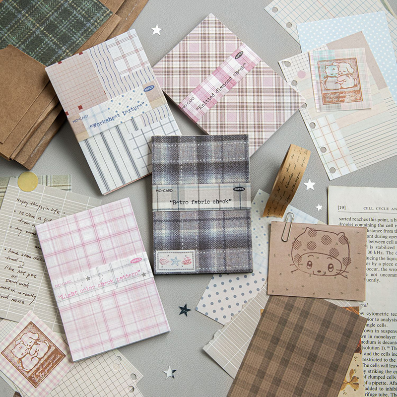 Vintage Junk Journal Scrapbooking Paper - 50 pièces de papier décoratif créatif