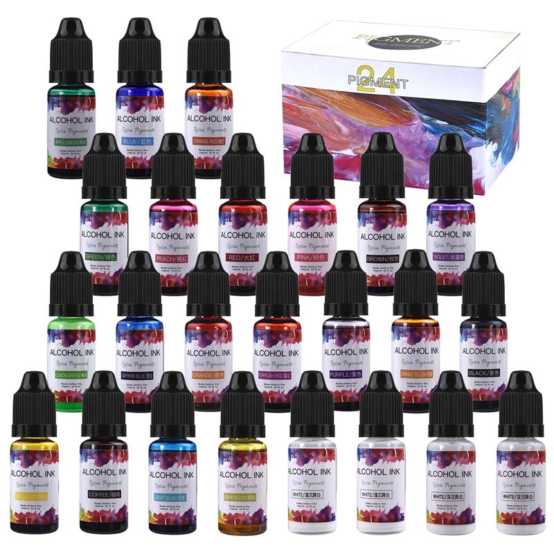 Silicone Epoxy Resin Molds Set - Kit de pigments en résine d'élection