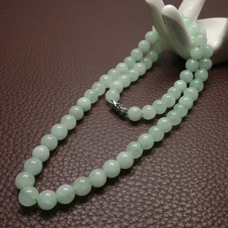 Beading - Collier de perles d'émeraude verte A