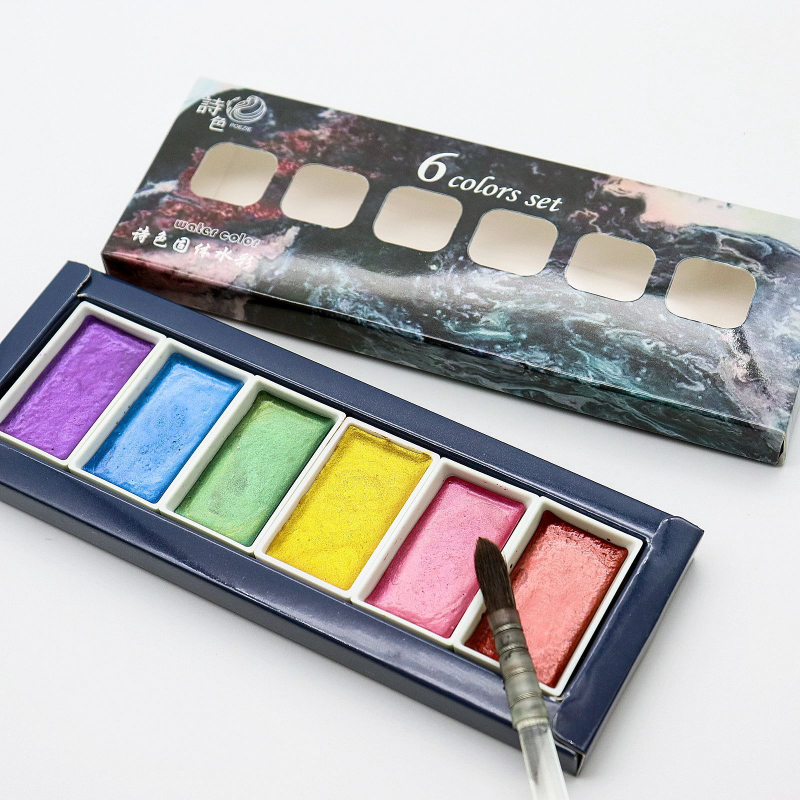 Watercolor Paint Set Solid Pigment - Ensemble solide de pigments d'aquarelle de