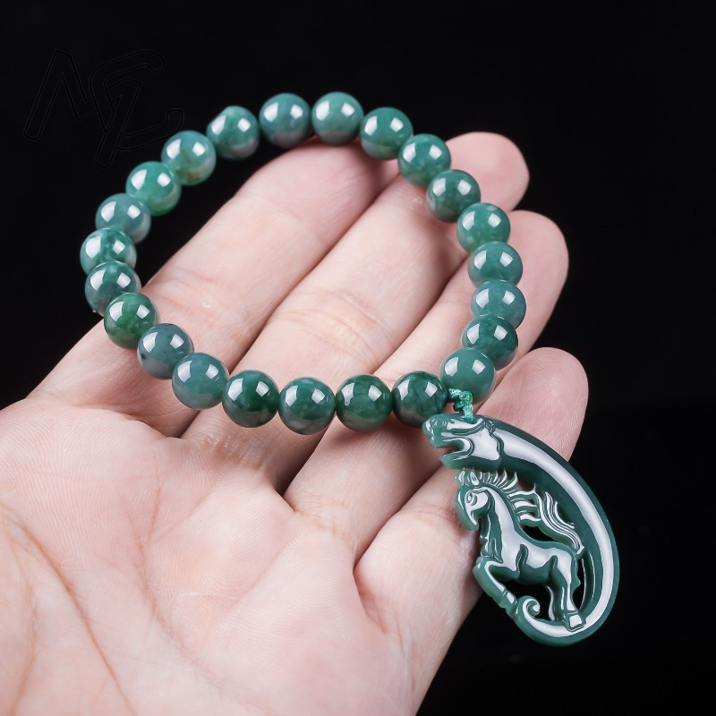 Bracelet en jadeite naturelle  - Beading avis et prix