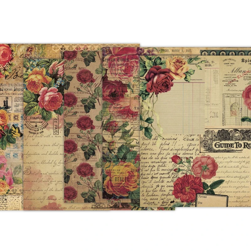 Bloc de scrapbooking vintage s - Vintage Junk Journal Scrapbooking Paper avis et prix