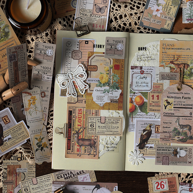 Papier Décoratif Vintage pour  - Vintage Junk Journal Scrapbooking Paper avis et prix