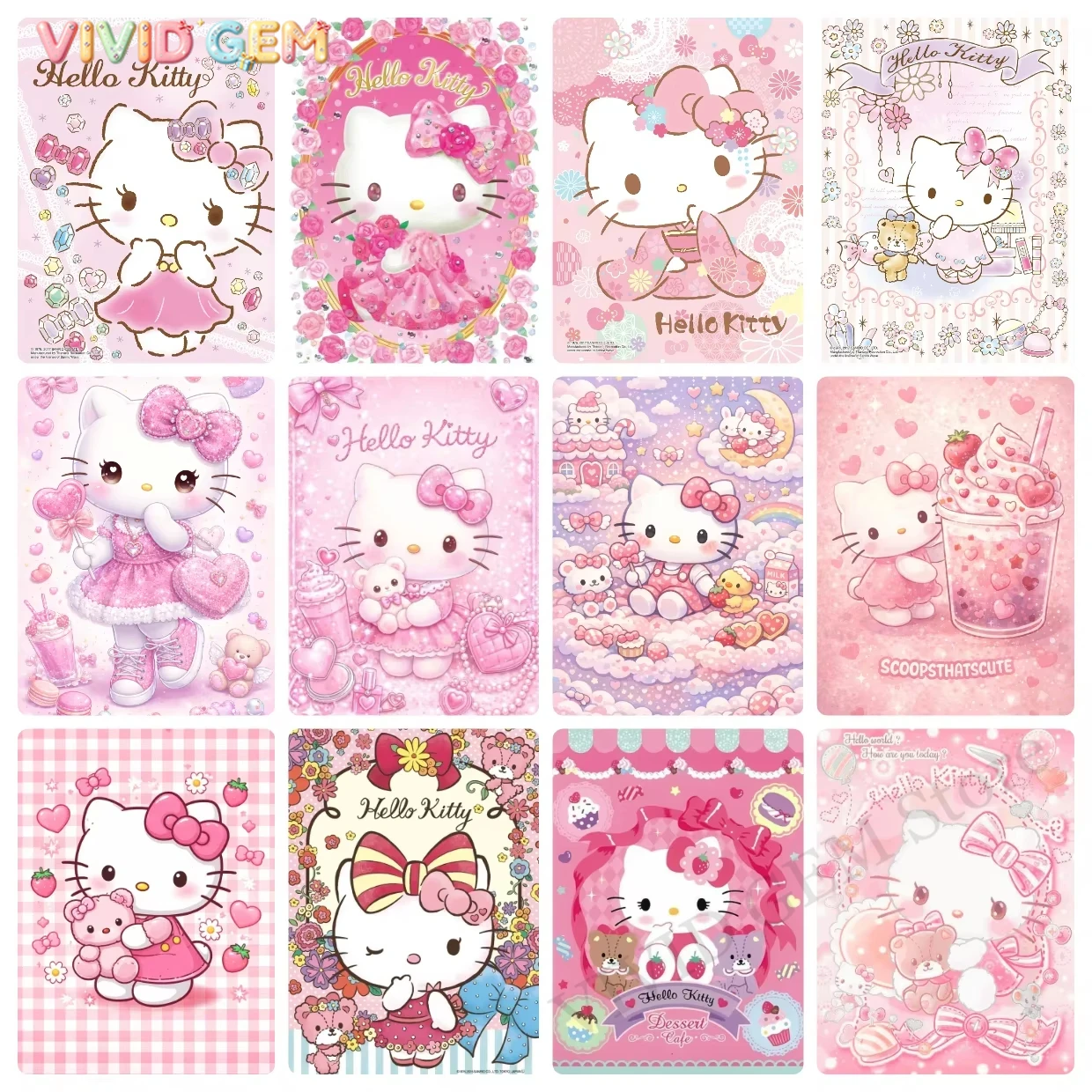 VIVID GEM Sanrio 5D DIY Diamon - 5D Diamond Painting Kit Full Drill avis et prix