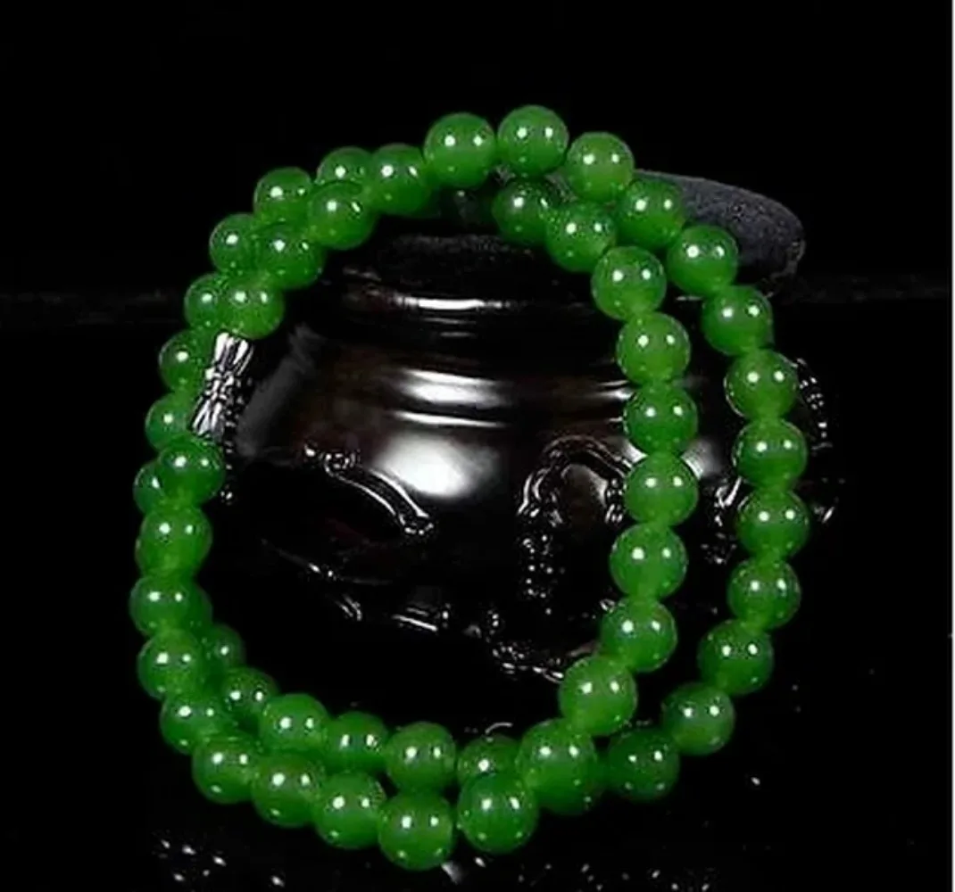 Collier de perles vertes natur - Beading avis et prix