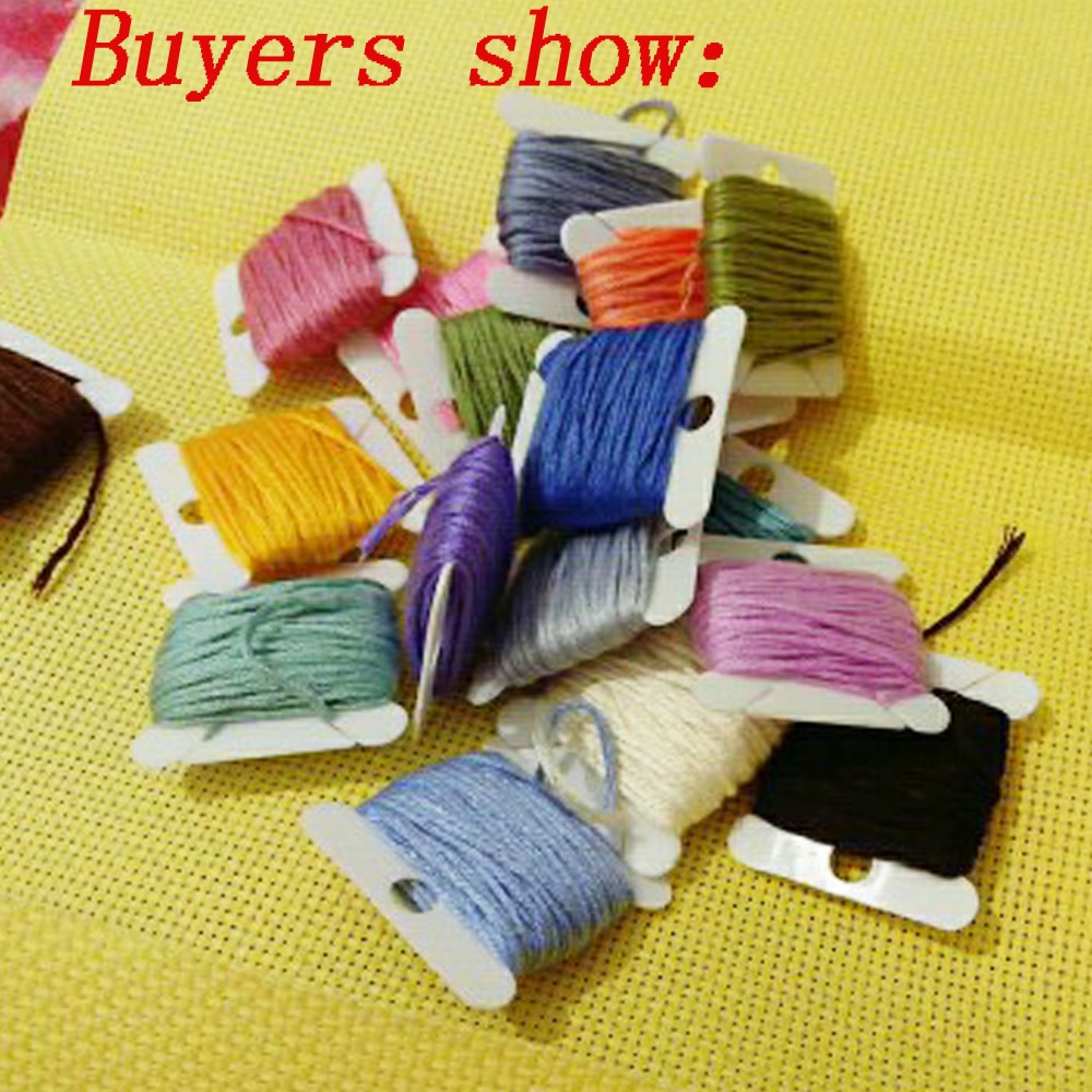 Bobines de fil à coudre en pla - Cotton Embroidery Thread Skeins avis et prix