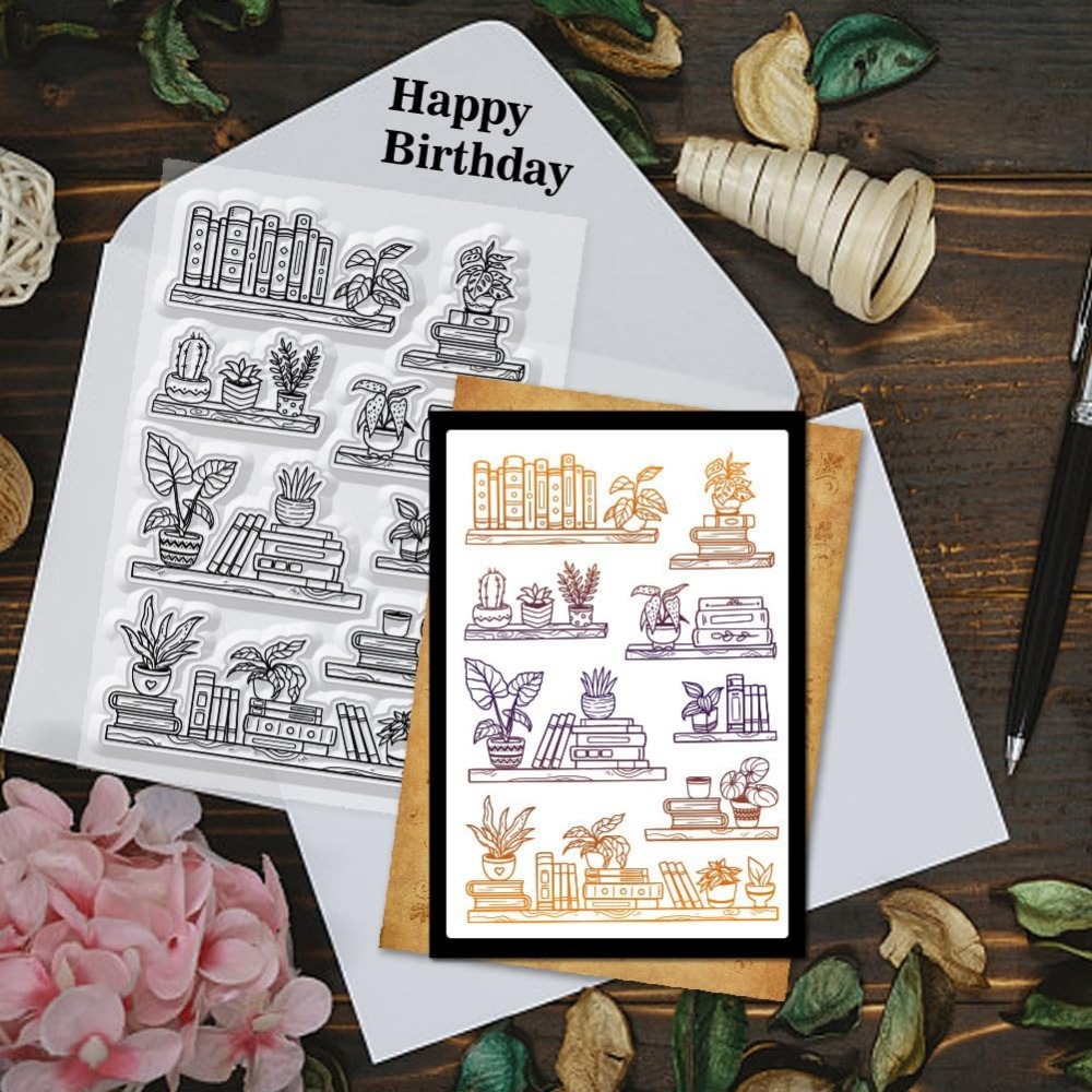 Timbres transparents en silico - Clear Silicone Stamps For Card Making avis et prix
