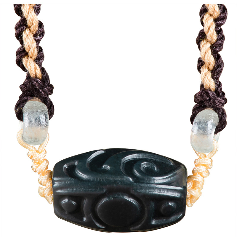 Collier pendentif en jade Heti - Beading avis et prix