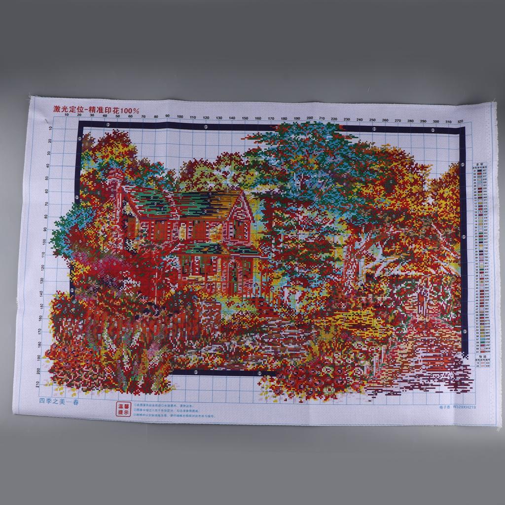 Kit de broderie au point de cr - Cross Stitch Stamped Kits Beginners avis et prix