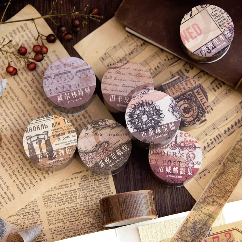 Bandes Adhésives Vintage en Pa - Vintage Junk Journal Scrapbooking Paper avis et prix