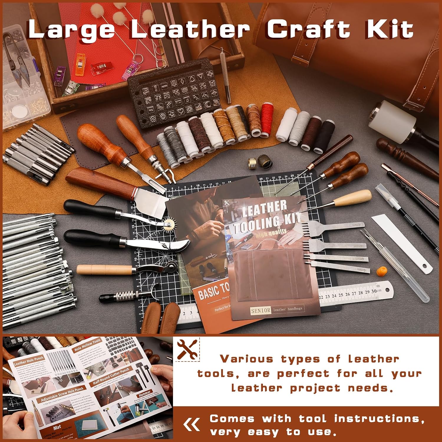 Kit d'outils de maroquinerie p - Sewing avis et prix