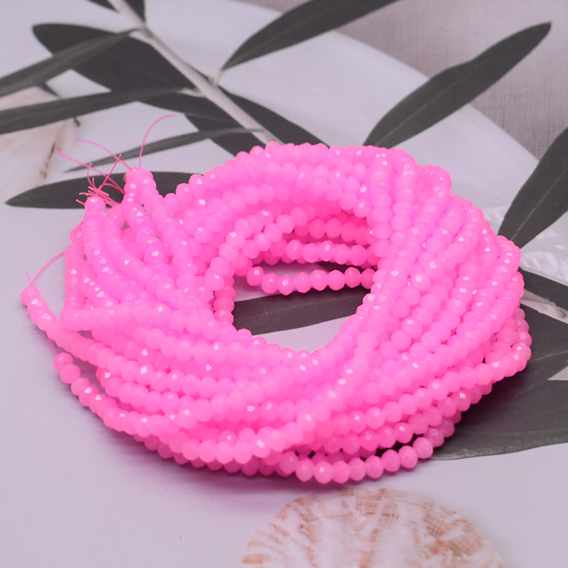 Rose pêche brillant 1 2 3 4 6  - Glass Seed Beads 2Mm Jewelry Making avis et prix