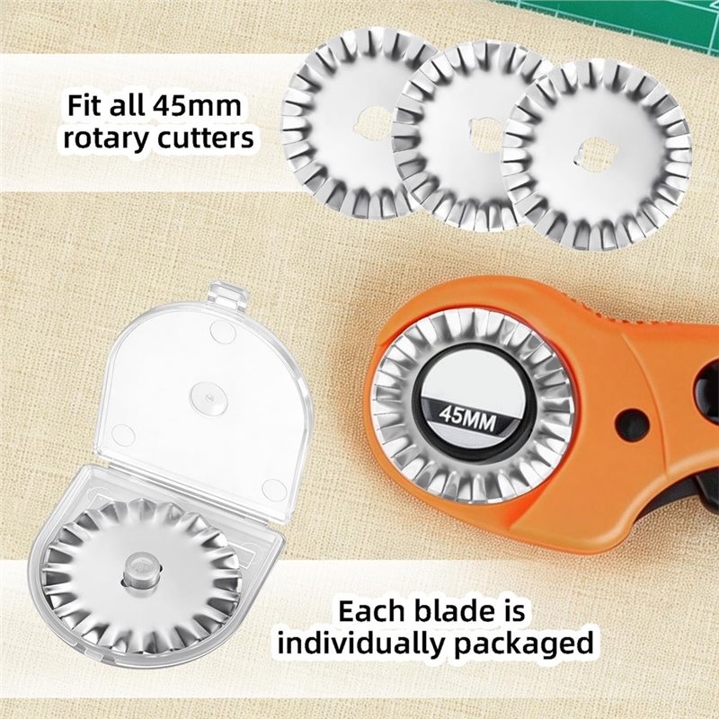 Lames de rechange AAAF pour la - Rotary Cutter For Fabric 45Mm avis et prix