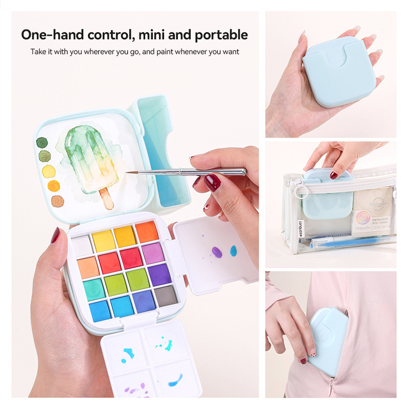 LANGUO – ensemble de peinture  - Watercolor Paint Set Solid Pigment avis et prix