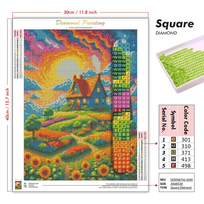 Kit de peinture diamant 5D DIY - 5D Diamond Painting Kit Full Drill avis et prix