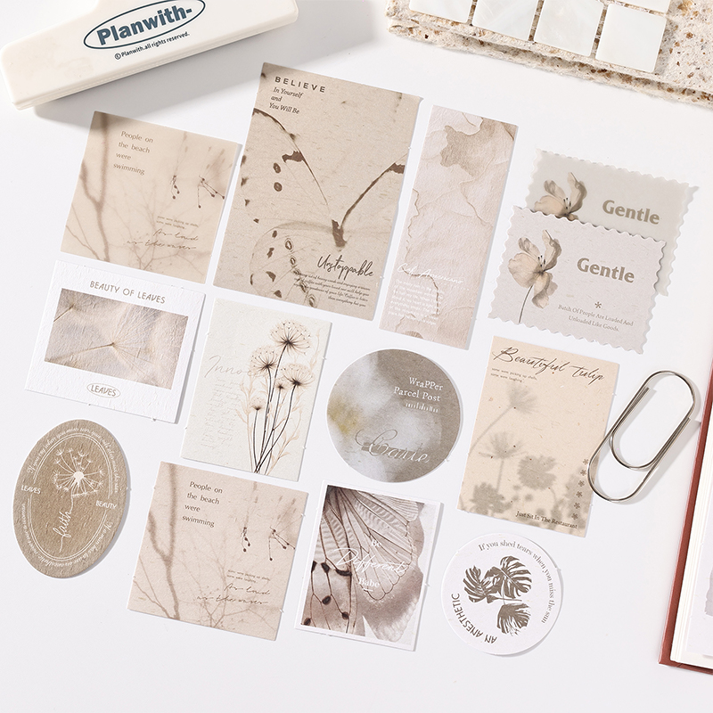 JIANQI 30 pièces papier Vintag - Vintage Junk Journal Scrapbooking Paper avis et prix