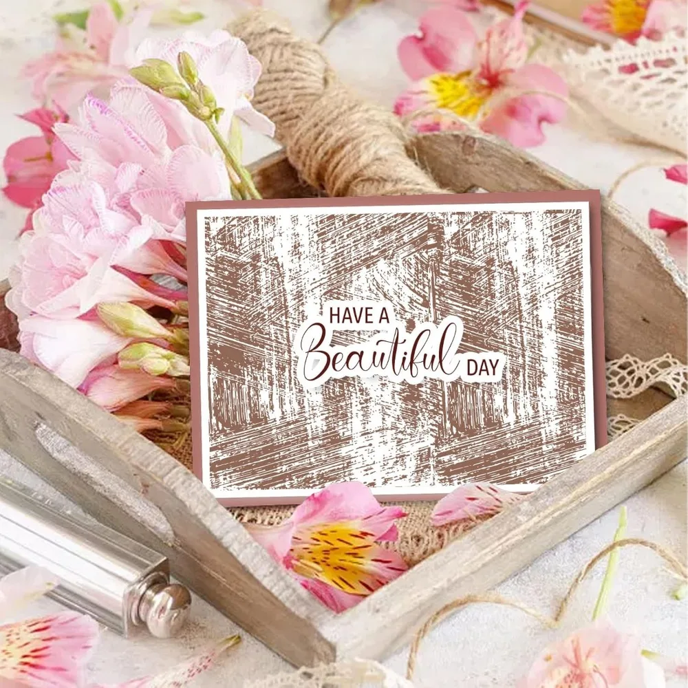 Timbres transparents de fond d - Clear Silicone Stamps For Card Making avis et prix