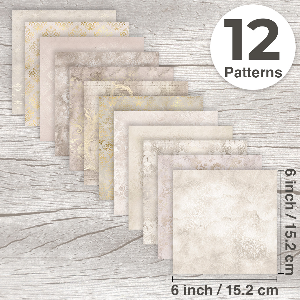 Bloc de papier vintage ivoire  - Vintage Junk Journal Scrapbooking Paper avis et prix