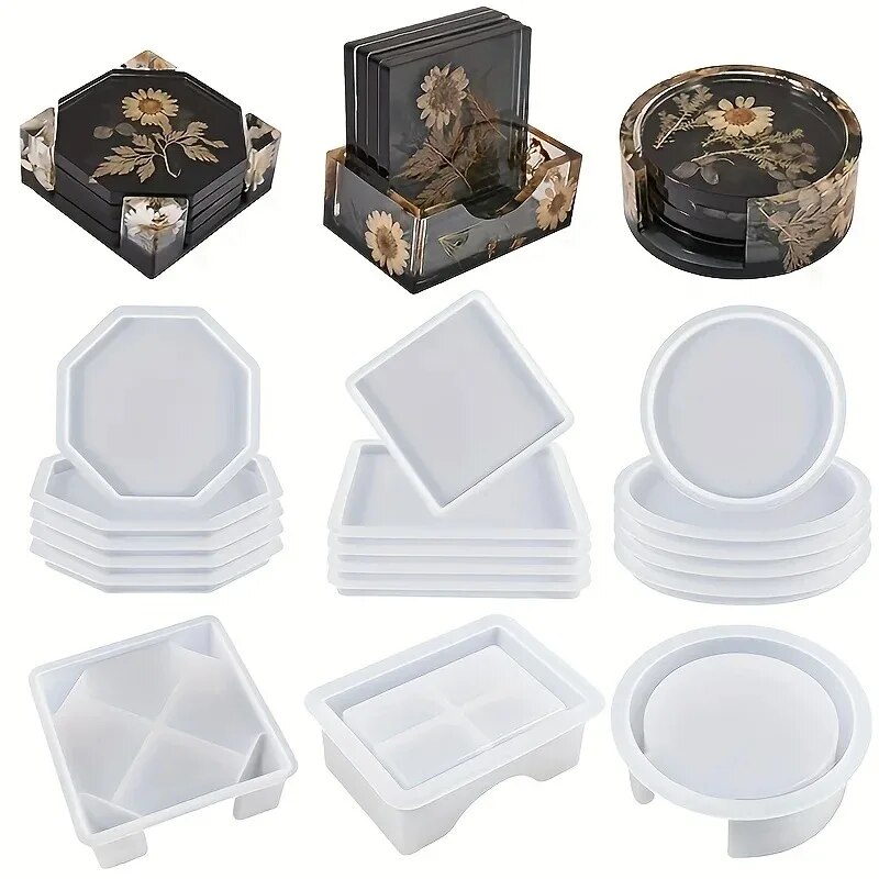 Ensemble de moules en résine p - Silicone Epoxy Resin Molds Set avis et prix