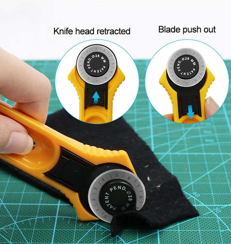 Lames de coupe rotatives 28/45 - Rotary Cutter For Fabric 45Mm avis et prix