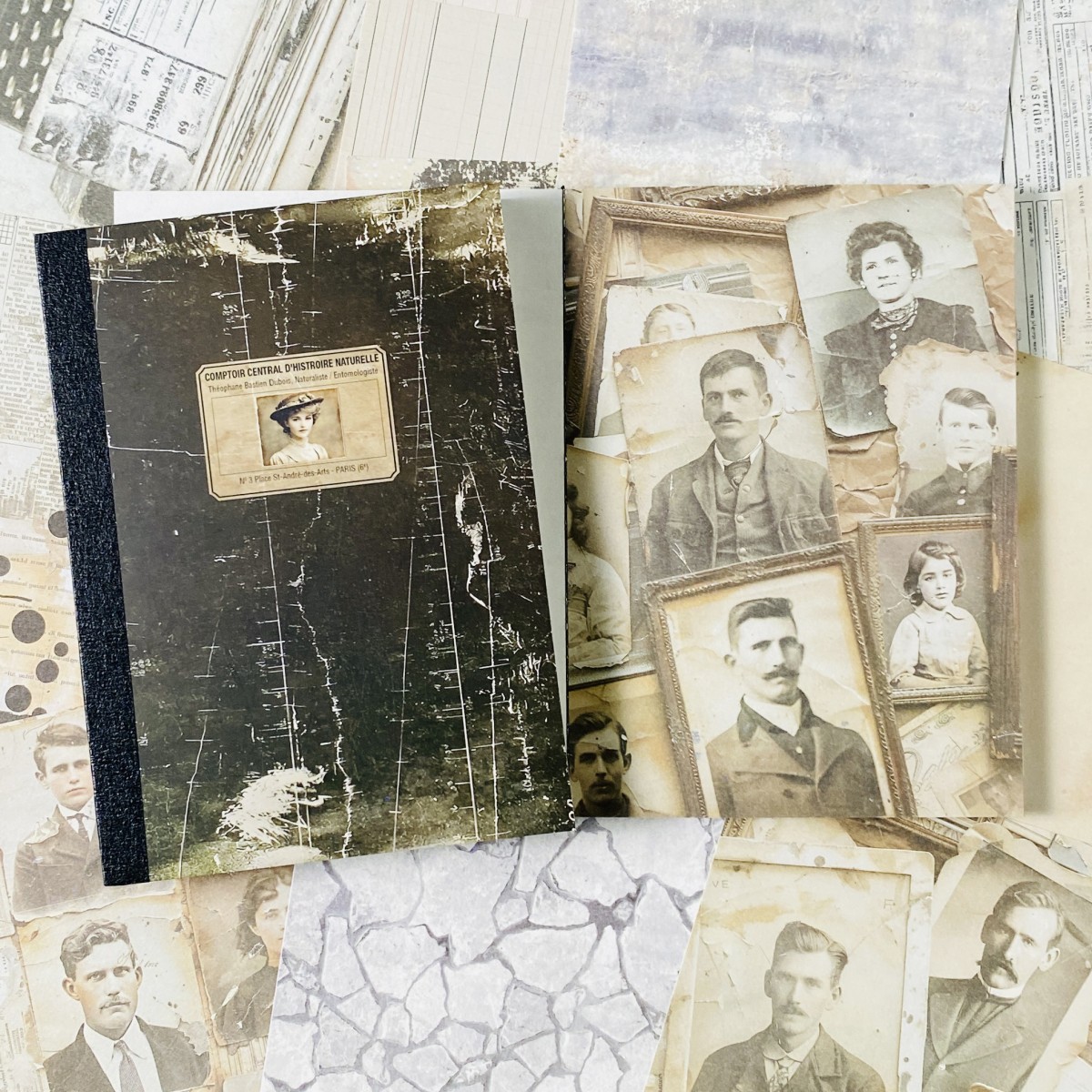 100 feuilles Vintage Scrapbook - Vintage Junk Journal Scrapbooking Paper avis et prix
