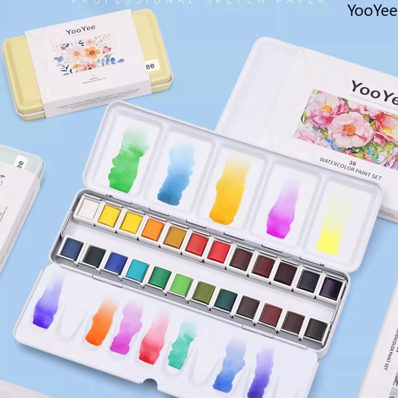 YooYee – ensemble de peintures - Watercolor Paint Set Solid Pigment avis et prix