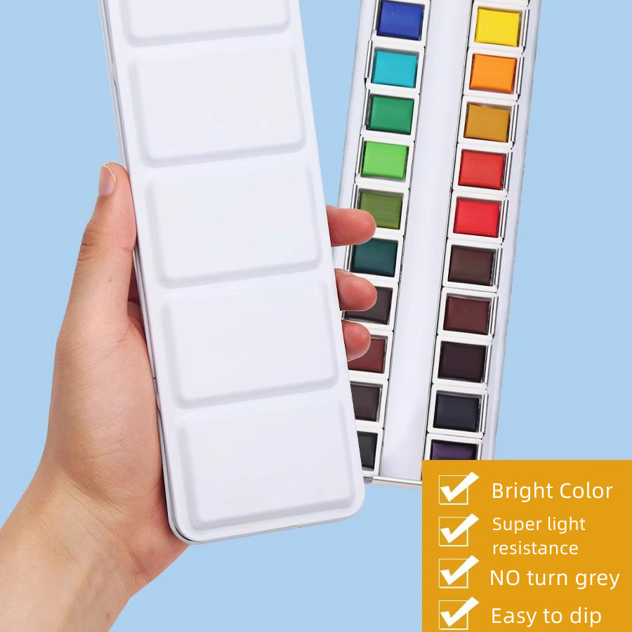 YooYee – ensemble de peintures - Watercolor Paint Set Solid Pigment avis et prix