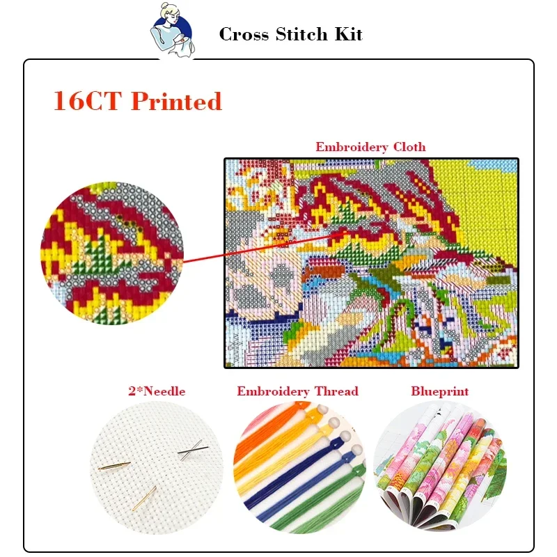 Joy sunday-Kit de point de cro - Cotton Embroidery Thread Skeins avis et prix