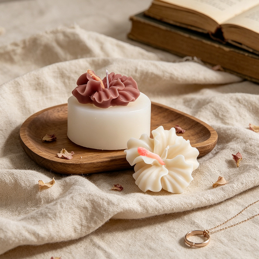 Moule à bougie en forme de fle - Silicone Epoxy Resin Molds Set avis et prix