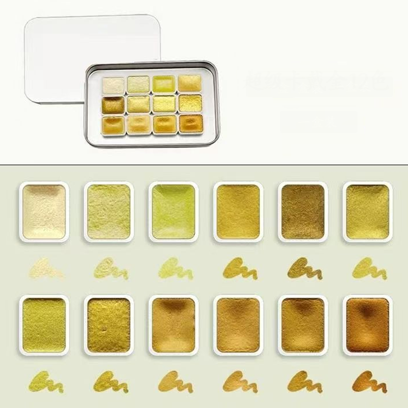Un ensemble complet de pigment - Watercolor Paint Set Solid Pigment avis et prix