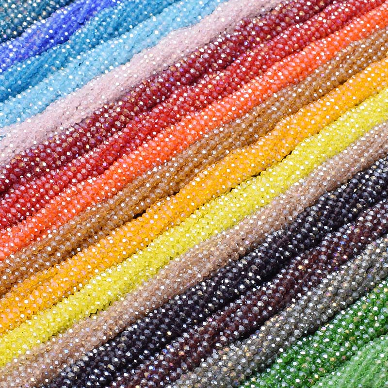 Perles en verre de cristal à f - Glass Seed Beads 2Mm Jewelry Making avis et prix